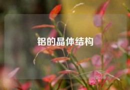 铝的晶体结构