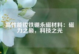 高性能钕铁硼永磁材料：磁力之巅，科技之光