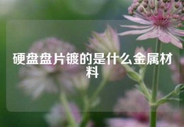 硬盘盘片镀的是什么金属材料