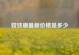 钕铁硼最新价格是多少