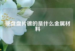 硬盘盘片镀的是什么金属材料