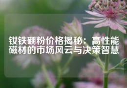 钕铁硼粉价格揭秘：高性能磁材的市场风云与决策智慧