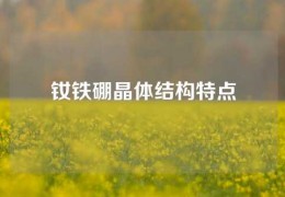 钕铁硼晶体结构特点