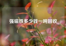 强磁铁多少钱一吨回收