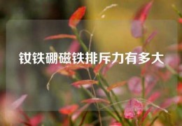 钕铁硼磁铁排斥力有多大