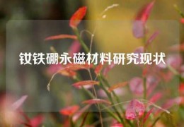 钕铁硼永磁材料研究现状