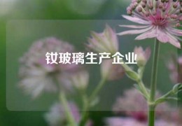 钕玻璃生产企业