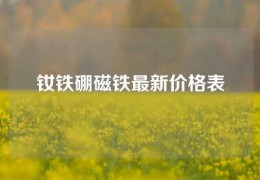 钕铁硼磁铁最新价格表