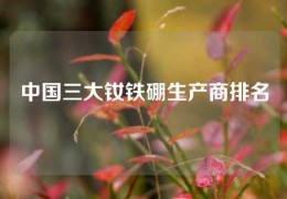 中国三大钕铁硼生产商排名