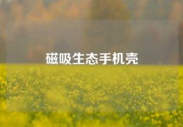 磁吸生态手机壳