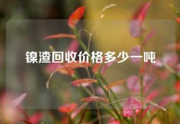 镍渣回收价格多少一吨