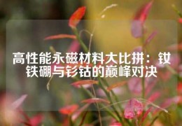 高性能永磁材料大比拼：钕铁硼与钐钴的巅峰对决