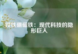 钕铁硼磁铁：现代科技的隐形巨人