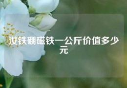 汝铁硼磁铁一公斤价值多少元