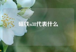 磁铁n38代表什么