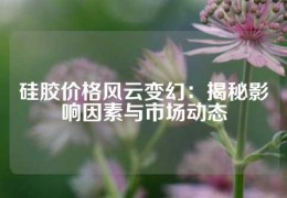 硅胶价格风云变幻：揭秘影响因素与市场动态