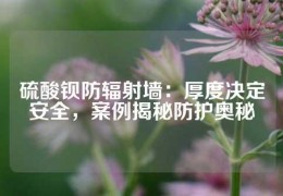 硫酸钡防辐射墙：厚度决定安全，案例揭秘防护奥秘