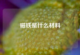 磁铁是什么材料