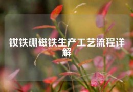 钕铁硼磁铁生产工艺流程详解