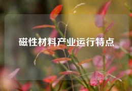 磁性材料产业运行特点