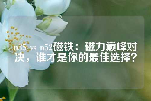 n35 vs n52磁铁：磁力巅峰对决，谁才是你的最佳选择？