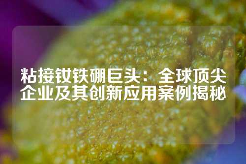 粘接钕铁硼巨头：全球顶尖企业及其创新应用案例揭秘